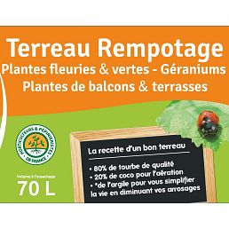 Terreau de remportage + argile HPF